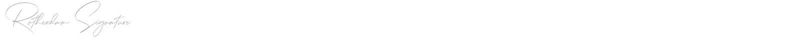 Rotherdam Signature font preview